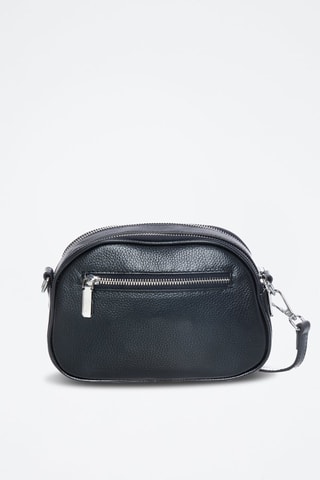 Sac bandoulière en cuir Tequila - Noir