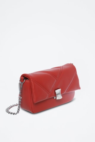 Sac bandoulière en cuir Canon - Rouge