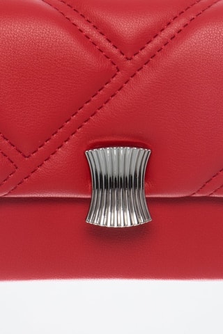 Sac bandoulière en cuir Canon - Rouge