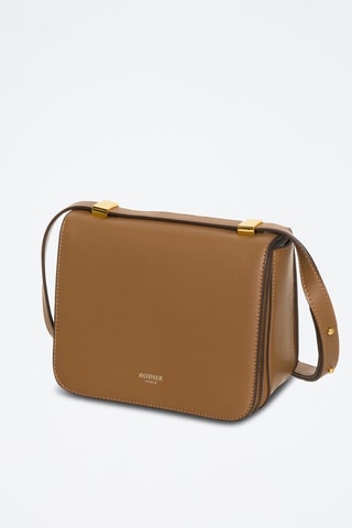 Sac bandoulière en cuir Prestige - Marron
