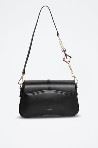 Sac bandoulière en cuir Tricato - Noir