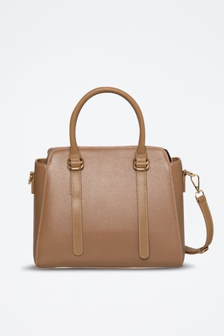 Sac à main en cuir Comete - Marron clair