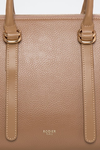 Sac à main en cuir Comete - Marron clair