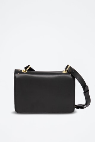 Sac bandoulière en cuir Olaf - Noir