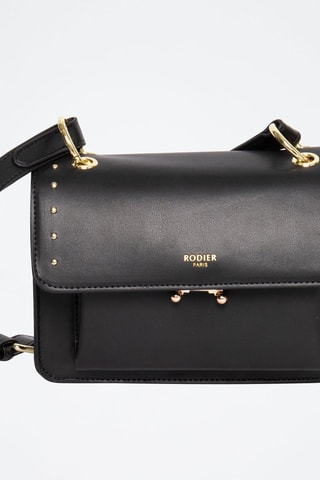 Sac bandoulière en cuir Olaf - Noir