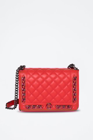 Sac bandoulière en cuir Licorne - Rouge