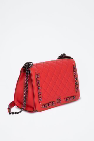 Sac bandoulière en cuir Licorne - Rouge