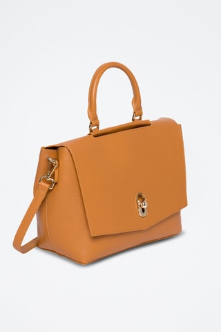 Sac bandoulière en cuir Filo - Marron
