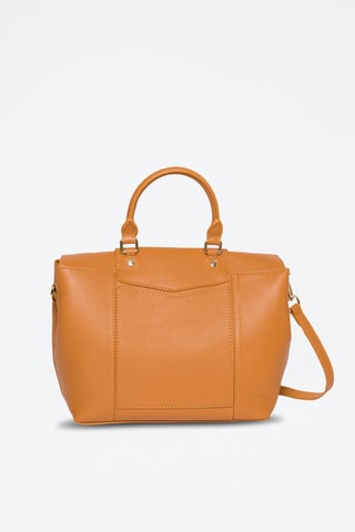 Sac bandoulière en cuir Filo - Marron