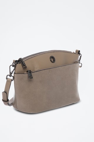 Sac bandoulière en cuir Tivoli - Beige