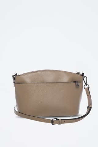 Sac bandoulière en cuir Tivoli - Beige