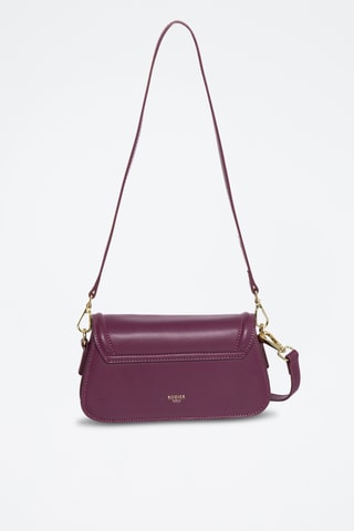 Sac bandoulière en cuir Alisier - Violet
