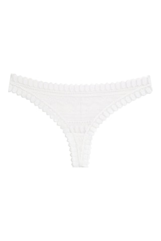 Tanga Diamant - Ecru