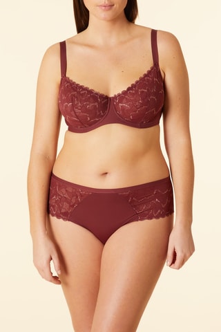 Hipster Loveyourcurves Bordeauxrood