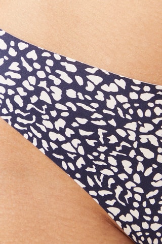 String Confort Print S23 - Marineblauw