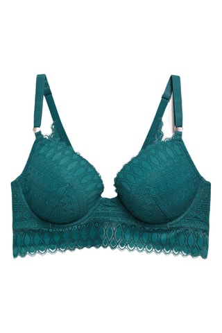 Soutien-gorge ampliforme Gravure - Vert sapin