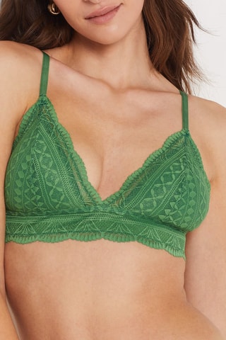 Soutien-gorge push-up Idole - Vert foncé