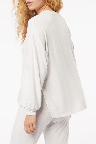 Camisola Loungewear Cinzento-claro - Etam
