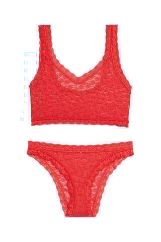 Bralette en Slip Honey- Rood