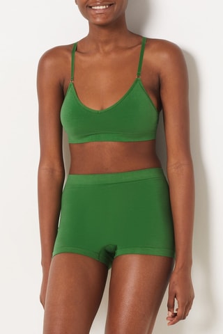 Brassière push-up Amande - Vert sapin