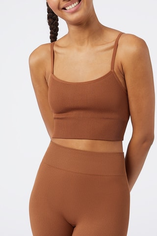 Sportbeha Active Chocoladebruin