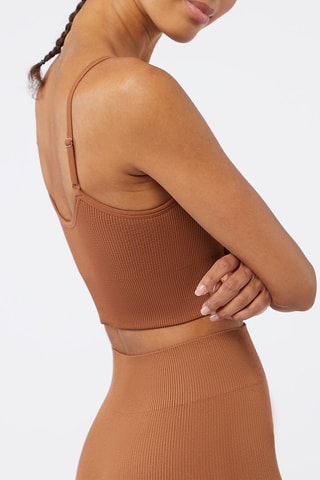 Sportbeha Active Chocoladebruin
