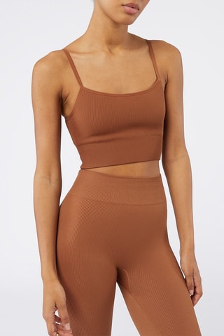 Sportbeha Active Chocoladebruin