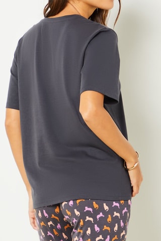 T-shirt de pijama Cemid - Antracite