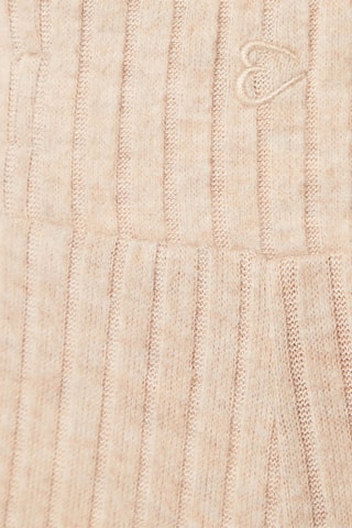 Pyjamabroek hoge taille Calino- Taupe