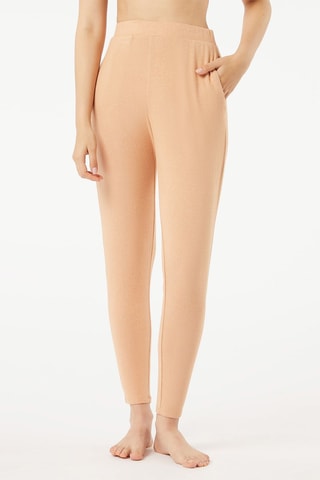 Calças de pijama cintura subida Cloa - Laranja - Etam
