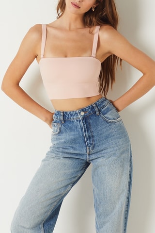 Crop top 24 hours - Roze