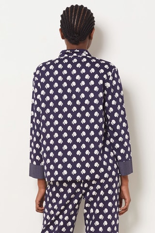 Blouse Florish - Marineblauw