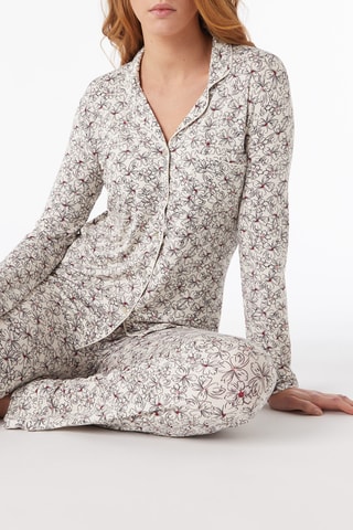 Nachthemd Viscose Lovely Ecru