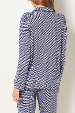 Pyjamablouse Songe - Marineblauw