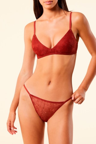 Slip Groovy Bordeauxrood