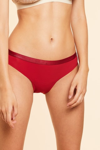 BAS LINGERIE CULOTTE ROUGE
