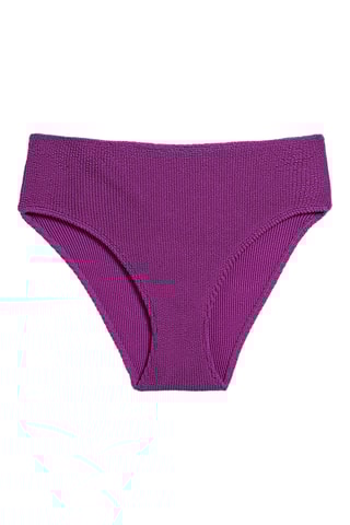 Parte de baixo de biquíni de cintura subida Cassis - Violeta
