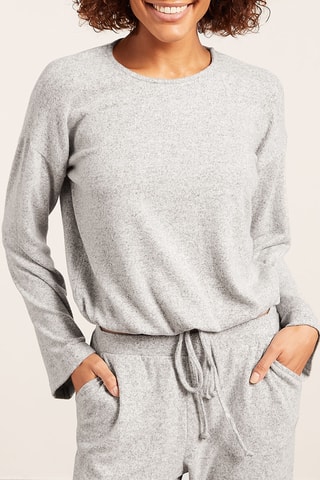 T-shirt - Gemêleerd Lichtgrijs