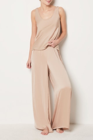 Camisola de alças de pijama - Bege