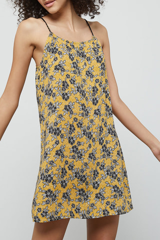 Slipdress - Mosterdgeel
