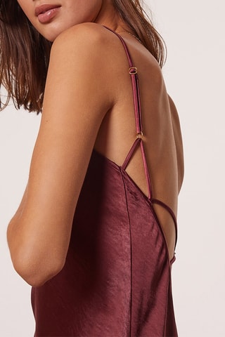 Slipdress - Steenrood