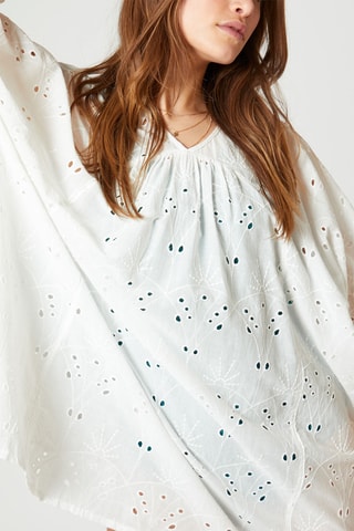 Vestido de praia - Cru