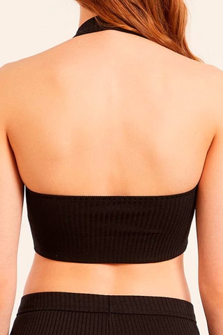 Soutien desportivo Summer Crop Preto - Etam