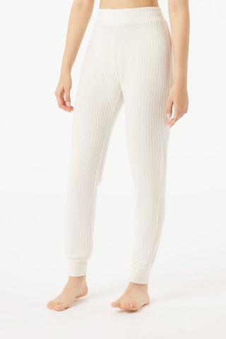Pyjamabroek hoge taille Calino- Ecru