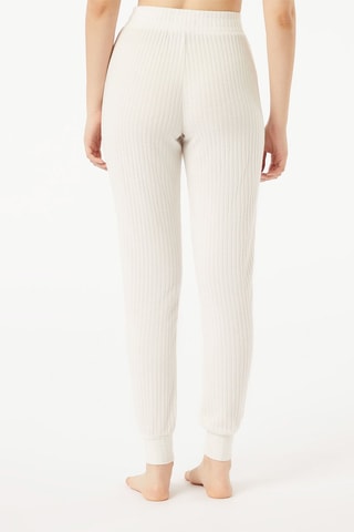 Pyjamabroek hoge taille Calino- Ecru