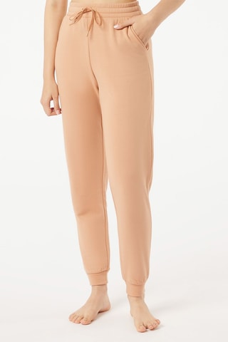 Pyjamabroek met hoge taille Cunta- Abrikooskleurig