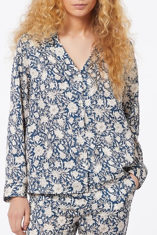 Nachthemd Indian Pyjamas Marineblauw