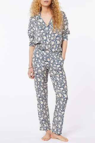Nachthemd Indian Pyjamas Marineblauw