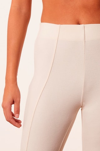 Legging Hoge Taille Dane Ecru