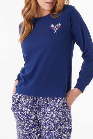 T-shirt Snow Marineblauw